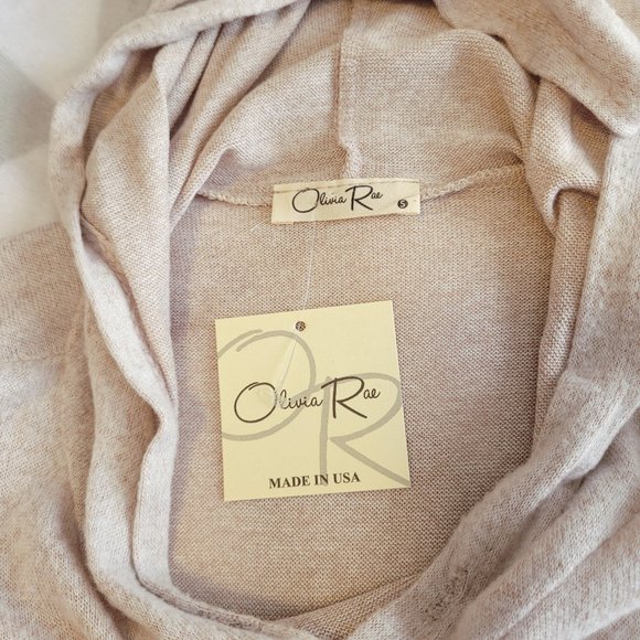 Pink Hooded Dress, Long Sweater With Pockets, Size S - Picture 4 of 8